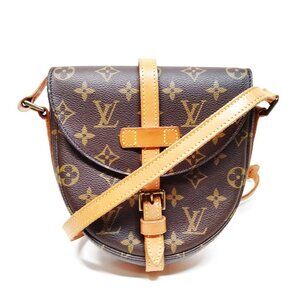 Authentic Louis Vuitton Chantilly PM Brown Monogram Shoulder Bag LCMON309-120125